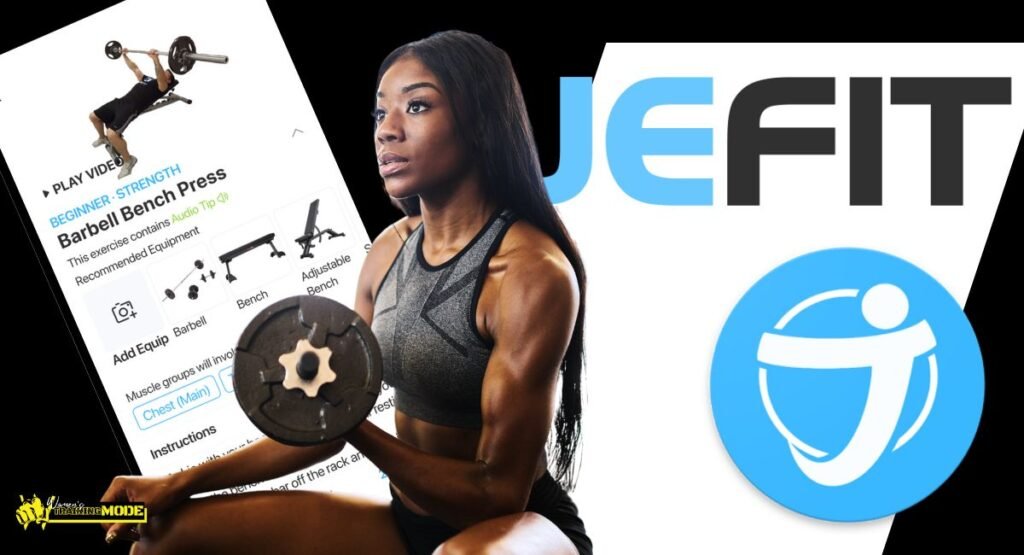 Dumbbell-trained woman, JEFIT: Customisable Routines to Strengthen Your Body, 10 best fitness apps