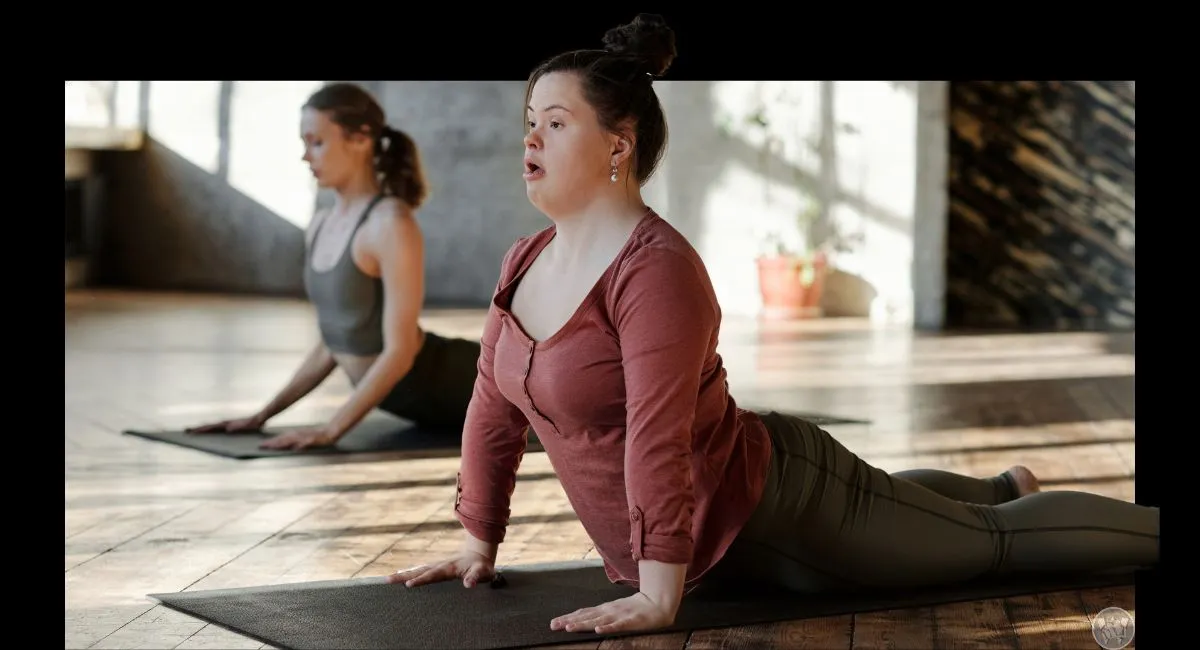 girl doing flexibility training